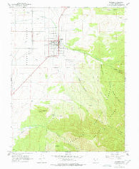 Fillmore Utah Historical topographic map, 1:24000 scale, 7.5 X 7.5 Minute, Year 1961