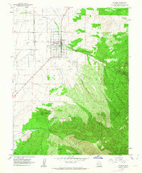 Fillmore Utah Historical topographic map, 1:24000 scale, 7.5 X 7.5 Minute, Year 1961