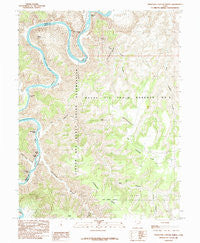 Firewater Canyon North Utah Historical topographic map, 1:24000 scale, 7.5 X 7.5 Minute, Year 1985