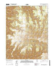 Firewater Canyon South Utah Current topographic map, 1:24000 scale, 7.5 X 7.5 Minute, Year 2014