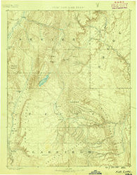 Fish Lake Utah Historical topographic map, 1:250000 scale, 1 X 1 Degree, Year 1885