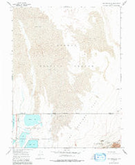 Fish Springs NE Utah Historical topographic map, 1:24000 scale, 7.5 X 7.5 Minute, Year 1967