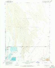 Fish Springs NE Utah Historical topographic map, 1:24000 scale, 7.5 X 7.5 Minute, Year 1967