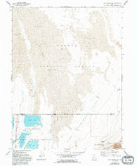 Fish Springs NE Utah Historical topographic map, 1:24000 scale, 7.5 X 7.5 Minute, Year 1967
