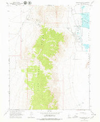 Fish Springs SW Utah Historical topographic map, 1:24000 scale, 7.5 X 7.5 Minute, Year 1967