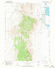 Fish Springs SW Utah Historical topographic map, 1:24000 scale, 7.5 X 7.5 Minute, Year 1967