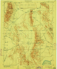 Fish Springs Utah Historical topographic map, 1:250000 scale, 1 X 1 Degree, Year 1910