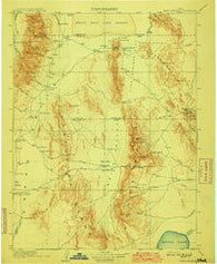 Fish Springs Utah Historical topographic map, 1:250000 scale, 1 X 1 Degree, Year 1910