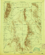 Fish Springs Utah Historical topographic map, 1:250000 scale, 1 X 1 Degree, Year 1910