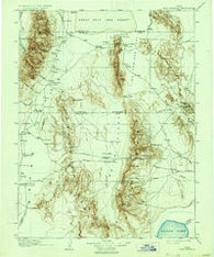 Fish Springs Utah Historical topographic map, 1:250000 scale, 1 X 1 Degree, Year 1910