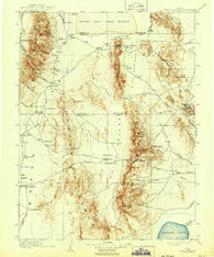 Fish Springs Utah Historical topographic map, 1:250000 scale, 1 X 1 Degree, Year 1910