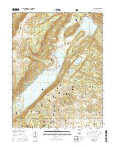 Fish Lake Utah Current topographic map, 1:24000 scale, 7.5 X 7.5 Minute, Year 2014