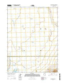 Fish Springs NE Utah Current topographic map, 1:24000 scale, 7.5 X 7.5 Minute, Year 2014