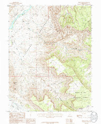 Fisher Towers Utah Historical topographic map, 1:24000 scale, 7.5 X 7.5 Minute, Year 1985