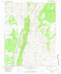 Fivemile Valley Utah Historical topographic map, 1:24000 scale, 7.5 X 7.5 Minute, Year 1981