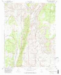 Fivemile Valley Utah Historical topographic map, 1:24000 scale, 7.5 X 7.5 Minute, Year 1981