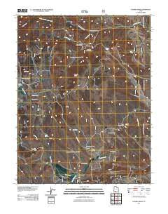 Fivemile Ridge Utah Historical topographic map, 1:24000 scale, 7.5 X 7.5 Minute, Year 2011