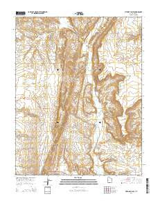 Fivemile Valley Utah Current topographic map, 1:24000 scale, 7.5 X 7.5 Minute, Year 2014