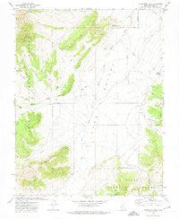 Flake Mtn East Utah Historical topographic map, 1:24000 scale, 7.5 X 7.5 Minute, Year 1971