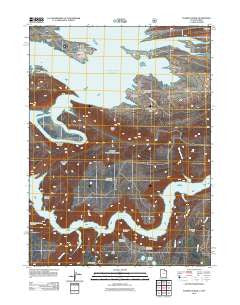 Flaming Gorge Utah Historical topographic map, 1:24000 scale, 7.5 X 7.5 Minute, Year 2011