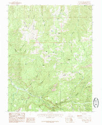 Flanigan Arch Utah Historical topographic map, 1:24000 scale, 7.5 X 7.5 Minute, Year 1985