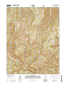 Flanigan Arch Utah Current topographic map, 1:24000 scale, 7.5 X 7.5 Minute, Year 2014