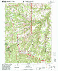 Flat Ridge Utah Historical topographic map, 1:24000 scale, 7.5 X 7.5 Minute, Year 1996