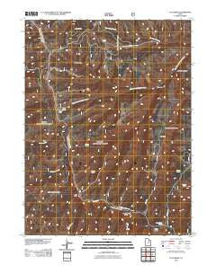 Flat Ridge Utah Historical topographic map, 1:24000 scale, 7.5 X 7.5 Minute, Year 2011