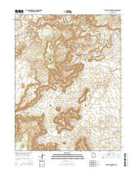 Flattop Mountain Utah Current topographic map, 1:24000 scale, 7.5 X 7.5 Minute, Year 2014