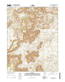 Flattop Mountain Utah Current topographic map, 1:24000 scale, 7.5 X 7.5 Minute, Year 2014