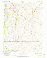 Flossie Knoll Utah Historical topographic map, 1:24000 scale, 7.5 X 7.5 Minute, Year 1969