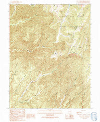 Floy Canyon North Utah Historical topographic map, 1:24000 scale, 7.5 X 7.5 Minute, Year 1991