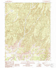 Floy Canyon South Utah Historical topographic map, 1:24000 scale, 7.5 X 7.5 Minute, Year 1991