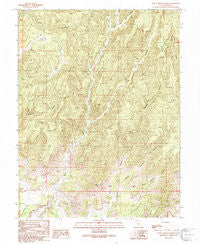 Floy Canyon South Utah Historical topographic map, 1:24000 scale, 7.5 X 7.5 Minute, Year 1991