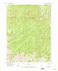 Floy Canyon Utah Historical topographic map, 1:62500 scale, 15 X 15 Minute, Year 1963