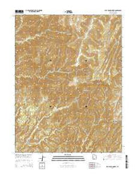 Floy Canyon North Utah Current topographic map, 1:24000 scale, 7.5 X 7.5 Minute, Year 2014