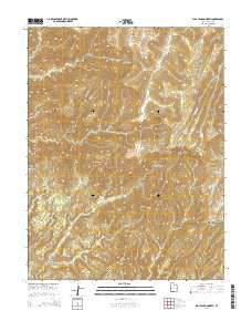 Floy Canyon North Utah Current topographic map, 1:24000 scale, 7.5 X 7.5 Minute, Year 2014