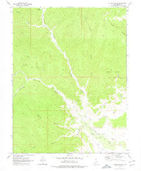 Flume Canyon Utah Historical topographic map, 1:24000 scale, 7.5 X 7.5 Minute, Year 1970