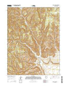 Flume Canyon Utah Current topographic map, 1:24000 scale, 7.5 X 7.5 Minute, Year 2014