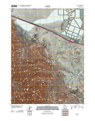 Flux Utah Historical topographic map, 1:24000 scale, 7.5 X 7.5 Minute, Year 2011