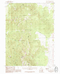 Fool Creek Peak Utah Historical topographic map, 1:24000 scale, 7.5 X 7.5 Minute, Year 1985