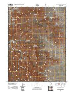 Fool Creek Peak Utah Historical topographic map, 1:24000 scale, 7.5 X 7.5 Minute, Year 2011