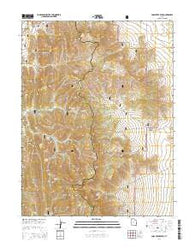 Fool Creek Peak Utah Current topographic map, 1:24000 scale, 7.5 X 7.5 Minute, Year 2014