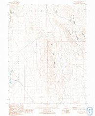 Foote Range Utah Historical topographic map, 1:24000 scale, 7.5 X 7.5 Minute, Year 1991