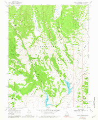 Forsyth Reservoir Utah Historical topographic map, 1:24000 scale, 7.5 X 7.5 Minute, Year 1976