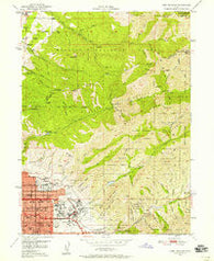 Fort Douglas Utah Historical topographic map, 1:24000 scale, 7.5 X 7.5 Minute, Year 1950