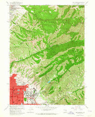 Fort Douglas Utah Historical topographic map, 1:24000 scale, 7.5 X 7.5 Minute, Year 1963