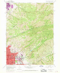 Fort Douglas Utah Historical topographic map, 1:24000 scale, 7.5 X 7.5 Minute, Year 1963