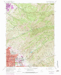 Fort Douglas Utah Historical topographic map, 1:24000 scale, 7.5 X 7.5 Minute, Year 1963