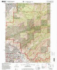 Fort Douglas Utah Historical topographic map, 1:24000 scale, 7.5 X 7.5 Minute, Year 1998